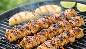 Grillowany kurczak w zalewie ananasowej