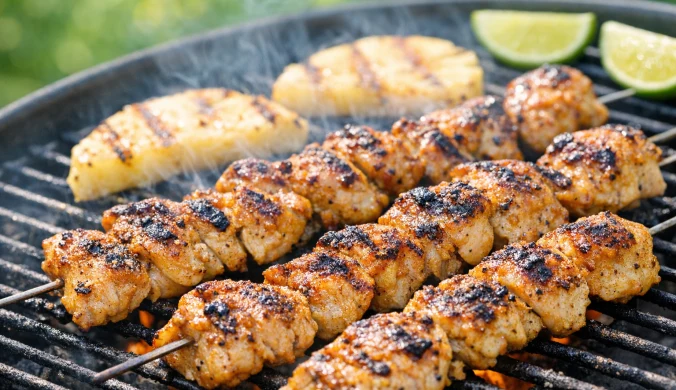 Grillowany kurczak w zalewie ananasowej