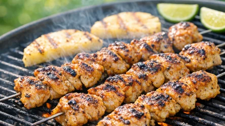 Grillowany kurczak w zalewie ananasowej
