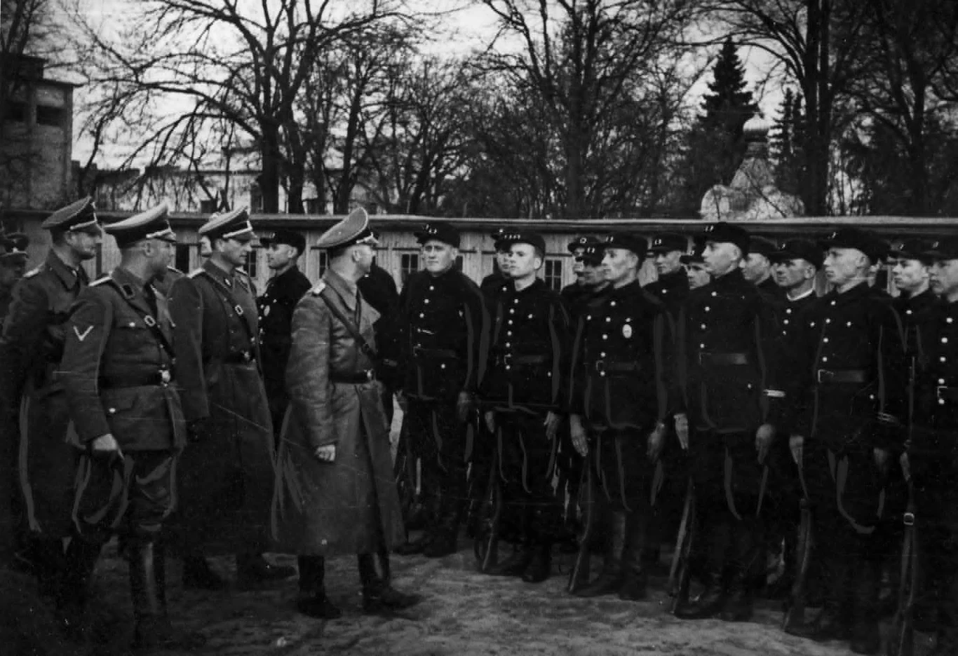 Himmler podczas wizytowania Lubelszczyzny