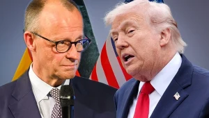 "Powinien się skupić na naprawie zepsutego państwa". Trump uderza w Merza