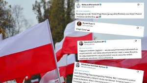"Bądźmy zawsze dumni z Polski!". Politycy świętują Dzień Flagi