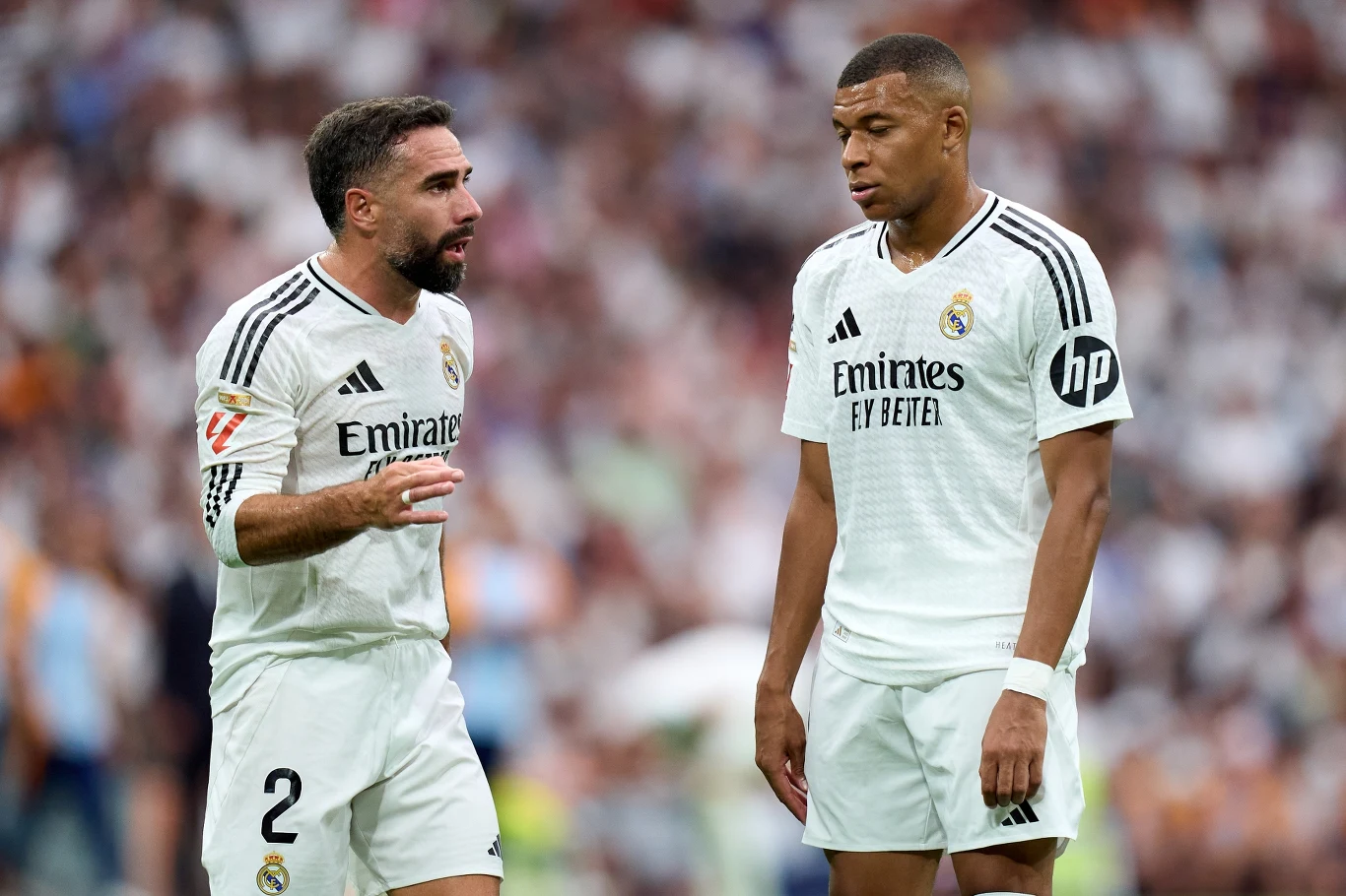 Dani Carvajal i Kylian Mbappe Dani Carvajal i Kylian Mbappe z Realu Madryt