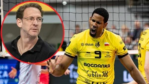 Wilfredo Leon i inni siatkarze Bogdanki LUK Lublin celowali zagrywką w Bartosza Kwolka. Mamy komentarz Stephane Antigi