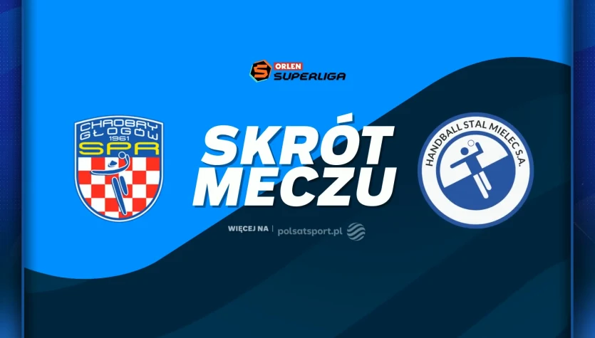 KGHM Chrobry Głogów - Handball Stal Mielec. Skrót meczu