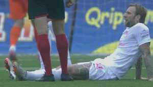 Tymoteusz Puchacz zakończył mecz z kontuzją