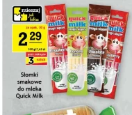 Słomki o smaku czekoladowym Quick Milk