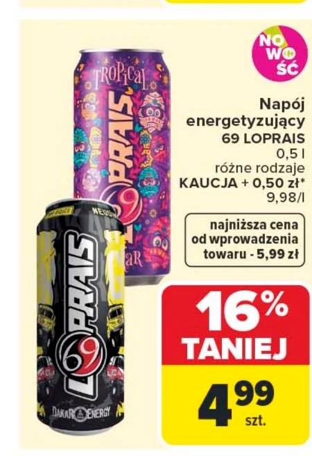 Енергетичний напій 69 Loprais