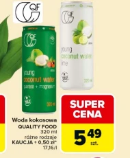 Woda kokosowa Quality food