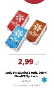 Lody Śnieżynka
