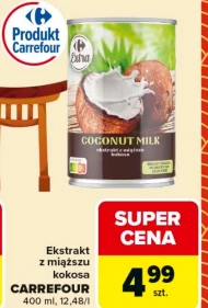 Екстракт кокосової м'якоті Carrefour