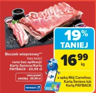Boczek bez kości Carrefour