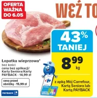 Łopatka bez kości Carrefour