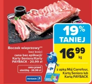 Boczek bez kości Carrefour