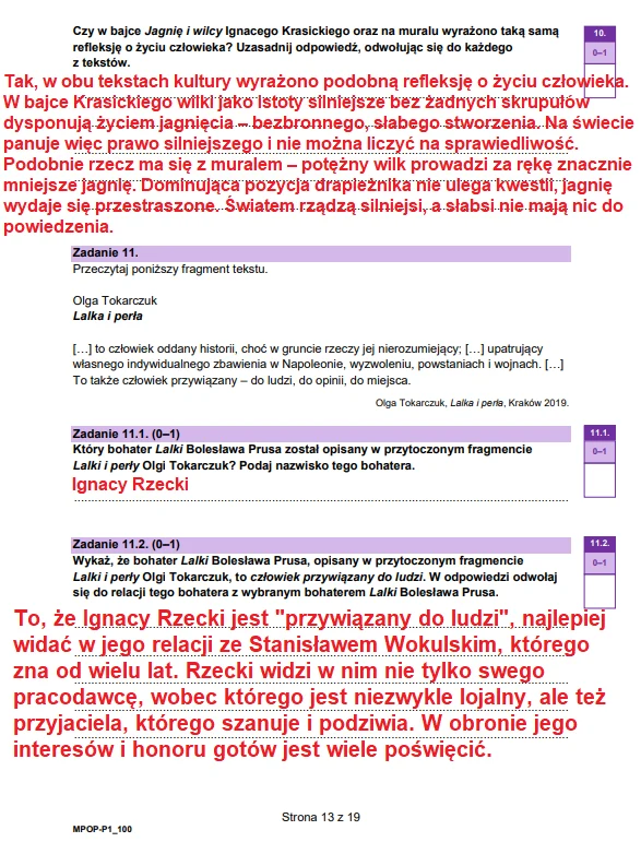 Matura 2026. Język polski, poziom podstawowy. Arkusz CKE - zadania 10 i 11 Matura 2026. Język polski, poziom podstawowy. Arkusz CKE - zadania 10 i 11