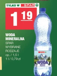 Woda mineralna SPAR