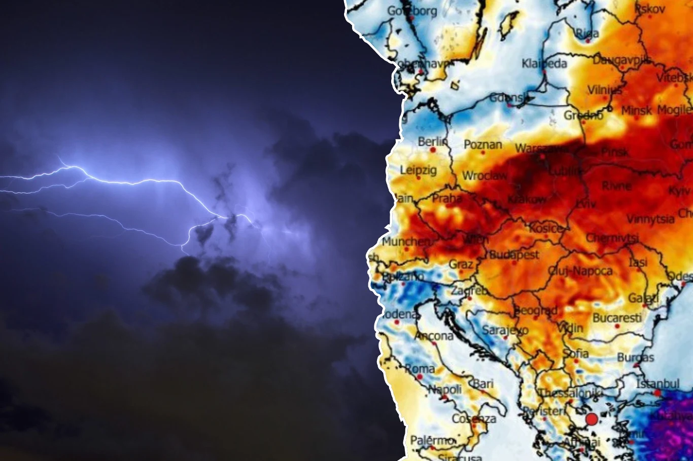 Burze we wtorek opanują dużą część kraju, od południowego zachodu przez centrum po północny wschód Burze nad Polską we wtorek wystąpią w wielu regionach. Zagrzmi na Dolnym Śląsku, w Wielkopolsce, Warmii i Mazurach