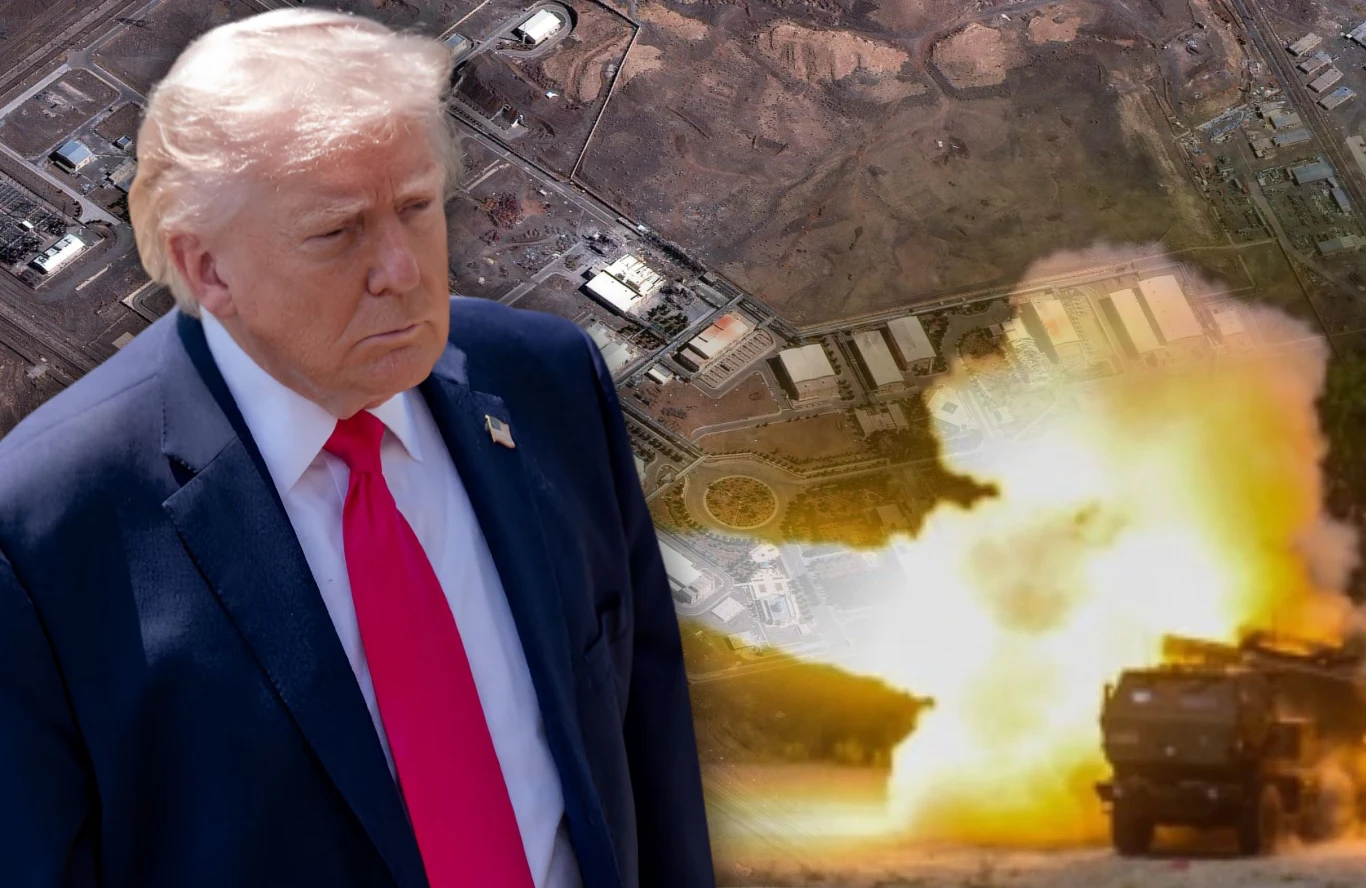 Wywiad USA ocenił zdolności Iranu do stworzenia broni jądrowej Donald Trump na tle elektrowni jądrowej w Natanz w prowincji Isfahan w Iranie