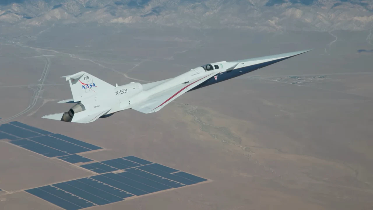 NASA poddaje X-59 wymagającym testom. Cywilne loty naddźwiękowe nad lądem mogą wrócić do łask NASA poddaje X-59 wymagającym testom. Cywilne loty naddźwiękowe nad lądem mogą wrócić do łask