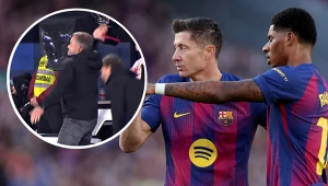 Flick się wściekł, nagrały go kamery. Zaraz taka "odpowiedź" Lewandowskiego