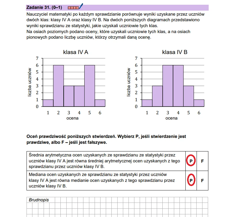 Matura 2026. Matematyka, poziom podstawowy. Arkusz CKE - zadanie 31 Matura 2026. Matematyka, poziom podstawowy. Arkusz CKE - zadanie 31