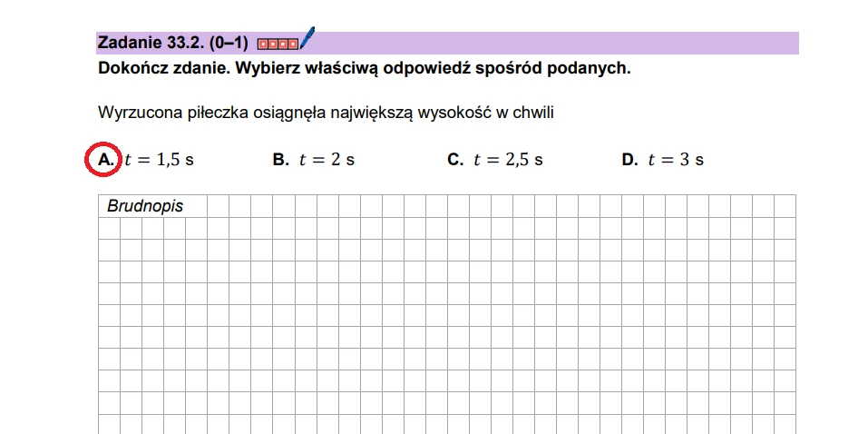 Matura 2026. Matematyka, poziom podstawowy. Arkusz CKE - zadanie 33 Matura 2026. Matematyka, poziom podstawowy. Arkusz CKE - zadanie 33
