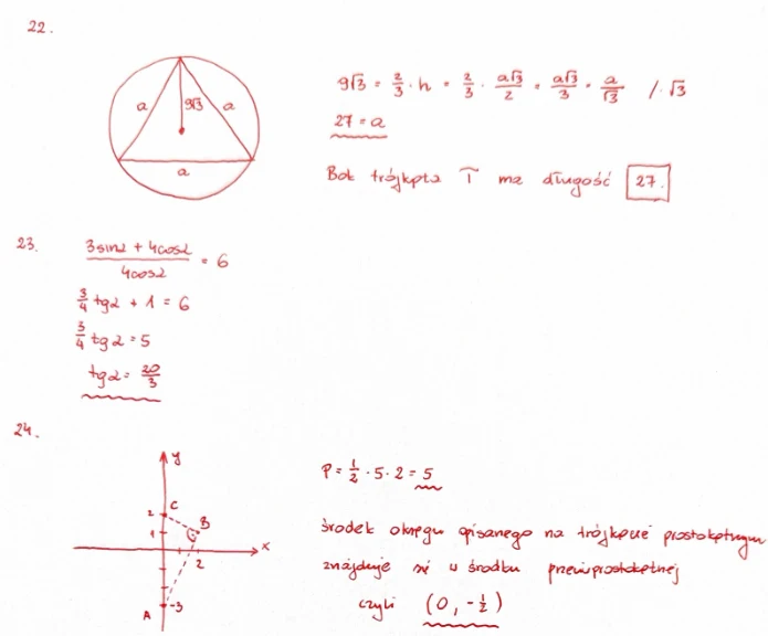 Matura 2026. Matematyka, poziom podstawowy. Arkusz CKE - zadania zamknięte, rozwiązania Matura 2026. Matematyka, poziom podstawowy. Arkusz CKE - zadania zamknięte, rozwiązania