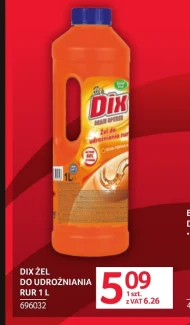 Żel do udrożniania rur Dix