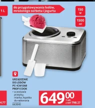 Urządzenie do lodów Profi Cook