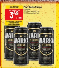 Piwo Warka Strong