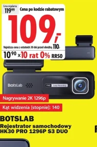 Rejestrator samochodowy Botslab