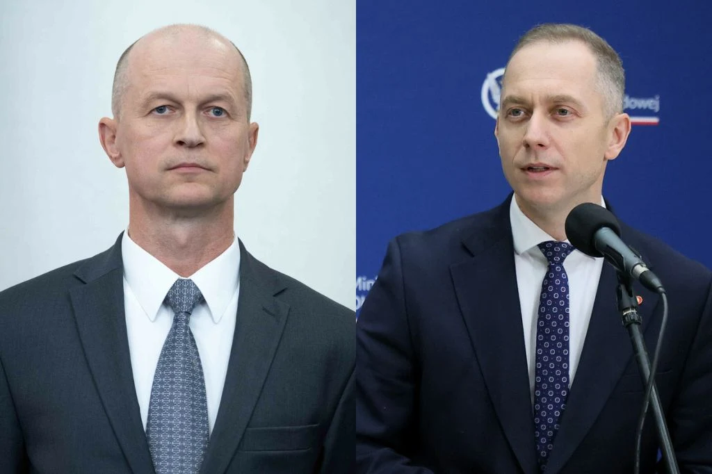 Pełniący obowiązki szefa BBN Andrzej Kowalski i wiceszef MON Cezary Tomczyk Andrzej Kowalski i Cezary Tomczyk