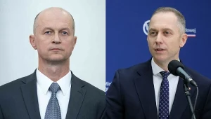 Pełniący obowiązki szefa BBN Andrzej Kowalski i wiceszef MON Cezary Tomczyk
