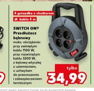 Przedłużacz bębnowy Switch On