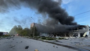 Zdjęcie z ataku na Zaporoże z 5 maja