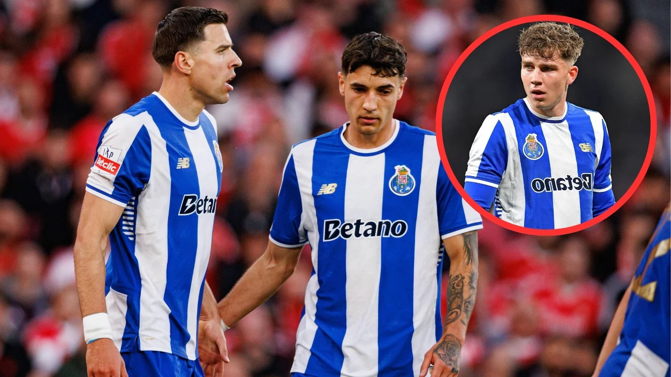 Jan Bednarek, Jakub Kiwior i Oskar Pietuszewski w FC Porto Jan Bednarek, Jakub Kiwior i Oskar Pietuszewski w FC Porto