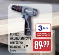 Akumulatorowa wiertarka udarowa Ferrex