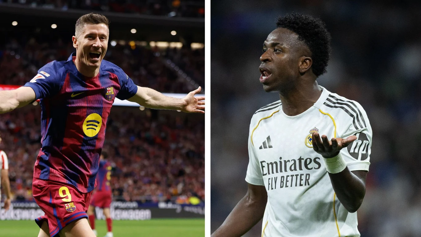 Robert Lewandowski i Vinicius Jr. Robert Lewandowski i Vinicius Jr.