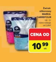 Żwirek silikonowy Carrefour