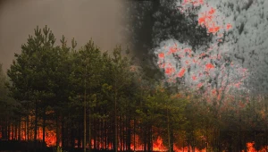 Przerażające obrazy pożaru na Lubelszczyźnie. Szef MON pokazał nowy system