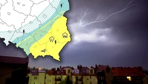 Burzowy walec przetoczy się przez pięć województw. Synoptycy ostrzegają