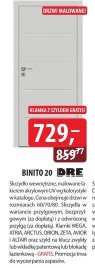 Drzwi wewnętrzne Dre