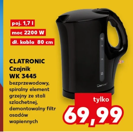 Електричний чайник Clatronic