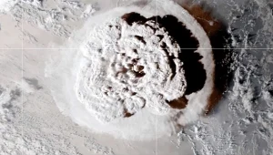 Erupcja Hunga Tonga-Hunga Haʻapai 15 stycznia 2022 r. Po erupcji wydarzyło się coś niezwykłego. Satelity to wykryły