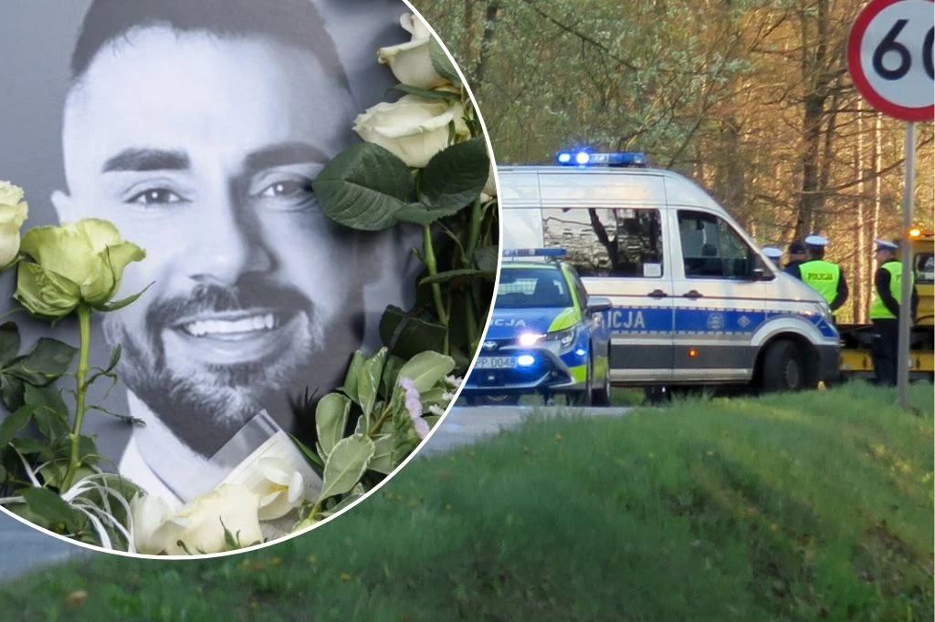 Prokuratura ujawniła nowe informacje w sprawie śmierci posła Łukasza Litewki Zmarły poseł Łukasz Litewka, obok policja na miejscu zdarzenia