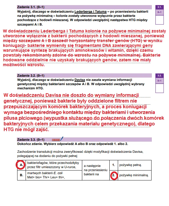 Matura 2026. Biologia, poziom rozszerzony. Arkusz CKE - zadanie 3