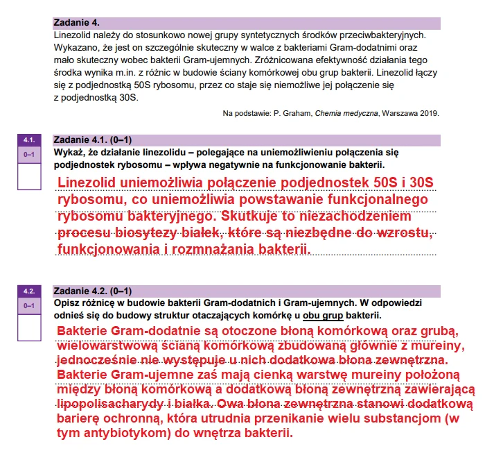 Matura 2026. Biologia, poziom rozszerzony. Arkusz CKE - zadanie 4