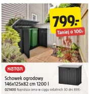 Schowek ogrodowy Keter
