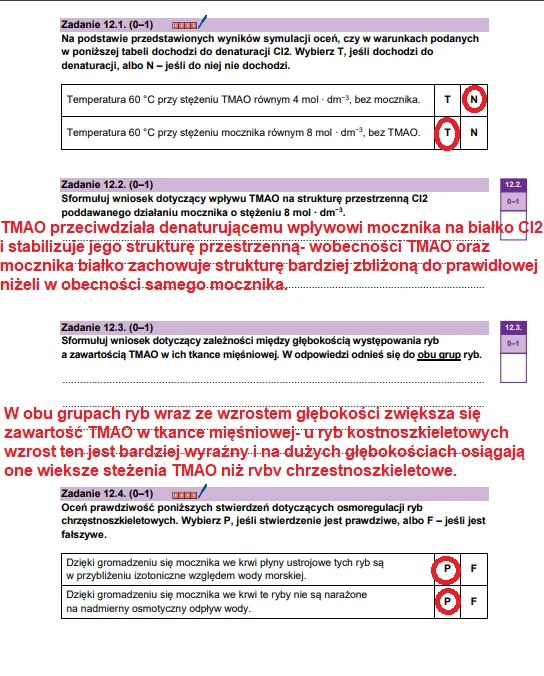 Matura 2026. Biologia, poziom rozszerzony. Arkusz CKE - zadanie 12