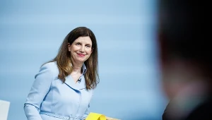 Bettina Orlopp - szefowa Commerzbanku. Niemcki gigant bankowości zapowiada nową strategię - w tym redukcję personelu
